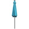 Parasol ogrodowy SASKA GARDEN 1065038 z oświetleniem LED 270 cm Turkusowy Gwarancja 24 miesiące