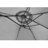 Parasol ogrodowy SASKA GARDEN 1065076 Szary Materiał Poliester