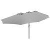 Parasol ogrodowy SASKA GARDEN 1065076 Szary Załączona dokumentacja Karta gwarancyjna