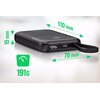Powerbank CANYON OnPower 101 CNS-CPB101BL 10000 mAh 22.5W Niebieski Liczba portów wyjściowych [szt] 2