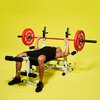 Gryf olimpijski GORILLA SPORTS 6150 Czerwony (220 cm) Rodzaj Gryf