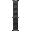 Pasek AUDI Logo Genuine Leather Magnetic Ring do Apple Watch 4/5/6/7/8/9/10/SE/SE2 (40/41/42mm) Czarny Materiał Skóra