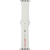 Pasek AUDI Sport Red Logo Silicone Watch Strap do Apple Watch 4/5/6/7/8/9/SE/SE 2/SE 2022 (40/41/42mm) Biały
