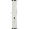 Pasek AUDI Sport Red Logo Silicone Watch Strap do Apple Watch 4/5/6/7/8/9/SE/SE 2/SE 2022 (40/41/42mm) Biały Materiał Silikon
