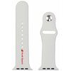 Pasek AUDI Sport Red Logo Silicone do Apple Watch (44/45/46/49 mm) Biały