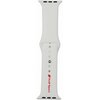 Pasek AUDI Sport Red Logo Silicone do Apple Watch (44/45/46/49 mm) Biały Materiał Silikon