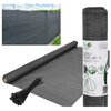 Siatka SASKA GARDEN 110G/M2 1.5 x 25 m Ciemnoszary