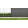 Siatka SASKA GARDEN 110G/M2 1.5 x 25 m Ciemnoszary Kolor Ciemnoszary