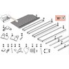 Moskitiera EASY LIFE MAKO 000-2124 Basic Plus Alu (100 x 215 cm) Biały Materiał Aluminium