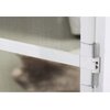 Moskitiera EASY LIFE MAKO 000-2124 Basic Plus Alu (100 x 215 cm) Biały Materiał Włókno szklane