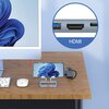 Hub ARAREE AM81 8w1 USB Typu C Czarny Obsługiwane standardy USB USB 3.2 Gen. 1 (USB 3.0/3.1 Gen. 1) - 5 Gb/s