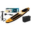 Deska SUP XQMAX Surf 245 x 57 x 10 cm Pomarańczowy Wyporność [l] 150