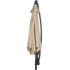 Parasol ogrodowy GARDEN LIFE 397498 300 cm Beżowy Materiał Poliester