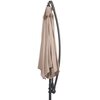 Parasol ogrodowy GARDEN LIFE 460765 300 cm Piaskowy Materiał Poliester