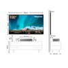 Laser TV HISENSE 100L5HD 100" 4K Dolby Atmos Dolby Vision Pobór mocy (tryb czuwania) [W] 0.5