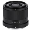Czarny obiektyw z widocznym napisem "AF 25/1.7 Z" na obudowie oraz oznaczeniami "ø28 4mm" i "ø58mm 0.3m/ft" wokół soczewki. Obiektyw ma metalowe mocowanie i żłobkowaną powierzchnię dla lepszego chwytu.