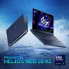 Laptop PREDATOR Helios Neo 16 AI PHN16-73-962Z 16" IPS 240Hz Ultra 9-275HX 32GB RAM 1TB SSD GeForce RTX5070Ti DLSS 4 Windows 11 Home, Funkcje AI Typ pamięci RAM DDR5