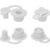 Zakrętka BROWIN 136001 Gładki 10 cm (10 sztuk) Materiał Tworzywo sztuczne