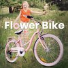 Rower młodzieżowy SUN BABY Flower Bike 24 cale dla dziewczynki Różowy Wiek 8 lat