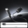 Ładowarka sieciowa USAMS CC261 GaN 20W Czarny Kabel w zestawie USB-C
