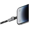 Smycz do telefonu z kablem do ładowania USB-C - Lightning USAMS SJ746 30W 1.2 m Czarny Gwarancja 24 miesiące