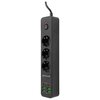 Listwa zasilająca PROOVE Power Socket P-03 (2 m) Czarny Prąd znamionowy [A] 10