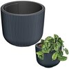 Doniczka PROSPERPLAST Milly DBML240 Antracyt Wymiary [mm] 239 x 197
