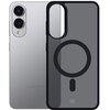 Etui 3MK Smoke MagCase do Samsung Galaxy S25 Edge Czarny transparentny
