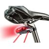 Lampka rowerowa EXTRALINK 14498 Inne Laserowy system oznaczania drogi