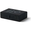 Budzik LEXON Flip Mini Czarny Materiał Tworzywo ABS