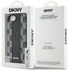 Etui DKNY Leather Checkered Mono Pattern MagSafe do Apple iPhone 16e Czarny Marka telefonu Apple
