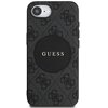 Etui GUESS 4G Circle Classic Logo MagSafe do Apple iPhone 16e Czarny Model telefonu iPhone 16e