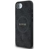 Etui GUESS 4G Ring Classic Logo MagSafe do Apple iPhone 16e Czarny Seria telefonu iPhone