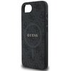Etui GUESS 4G Ring Classic Logo MagSafe do Apple iPhone 16e Czarny Dominujący kolor Czarny