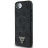 Etui GUESS 4G Ring Triangle Logo MagSafe do Apple iPhone 16e Czarny Seria telefonu iPhone