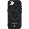 Etui GUESS 4G Ring Triangle Logo MagSafe do Apple iPhone 16e Czarny Model telefonu iPhone 16e