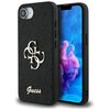 Etui GUESS Fixed Glitter Big 4G do Apple iPhone 16e Czarny