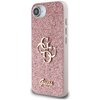 Etui GUESS Fixed Glitter Big 4G do Apple iPhone 16e Różowy Seria telefonu iPhone
