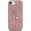 Etui GUESS Fixed Glitter Big 4G do Apple iPhone 16e Różowy Model telefonu iPhone 16e