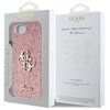 Etui GUESS Fixed Glitter Big 4G do Apple iPhone 16e Różowy Marka telefonu Apple