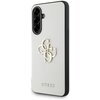 Etui GUESS Grained Big 4G Logo Small Classic Logo do Samsung Galaxy A56 Beżowy