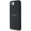 Etui GUESS Grained Ring MagSafe do Apple iPhone 16e Czarny Seria telefonu iPhone