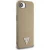 Etui GUESS Grained Triangle MagSafe do Apple iPhone 16e Brązowy Kompatybilność Apple iPhone 16e