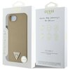 Etui GUESS Grained Triangle MagSafe do Apple iPhone 16e Brązowy Marka telefonu Apple