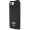 Etui GUESS Grained Triangle MagSafe do Apple iPhone 16e Czarny Seria telefonu iPhone