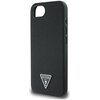 Etui GUESS Grained Triangle MagSafe do Apple iPhone 16e Czarny Typ Etui nakładka