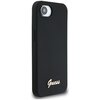 Etui GUESS Silicone Script Metal Logo MagSafe do Apple iPhone 16e Czarny Kompatybilność Apple iPhone 16e