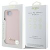Etui GUESS Silicone Script Metal Logo MagSafe do Apple iPhone 16e Różowy Marka telefonu Apple
