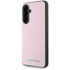 Etui KARL LAGERFELD Saffiano Metal Logo do Samsung Galaxy A56 Różowy