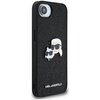 Etui KARL LAGERFELD Fixed Glitter Karl&Choupette Heads Metal Pin do Apple iPhone 16e Czarny Kompatybilność Apple iPhone 16e